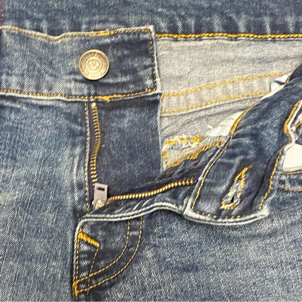 True Religion Jeans Mens Size 29 Geno Relaxed Slim Dark Wash‎ Preppy